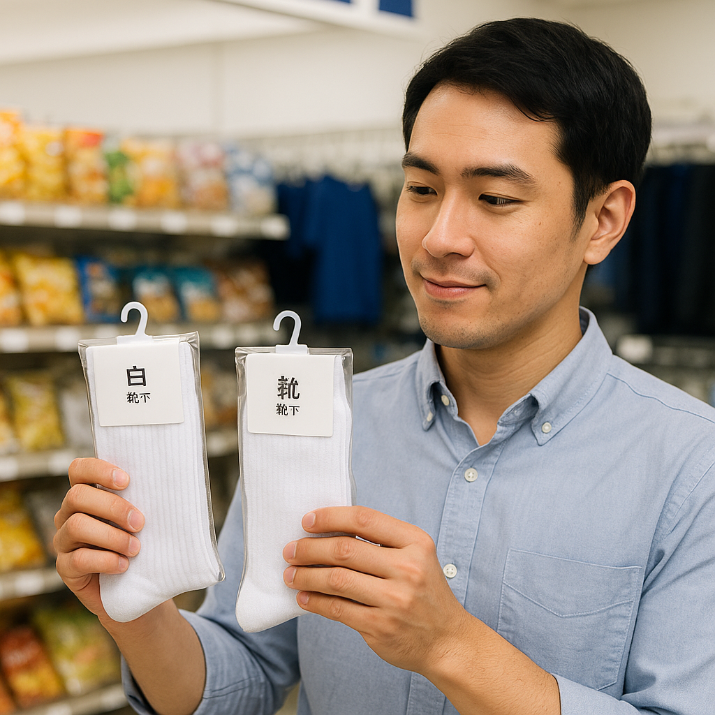 ローソンで買える白い靴下をやさしく解説｜種類・値段・選び方がひと目でわかる